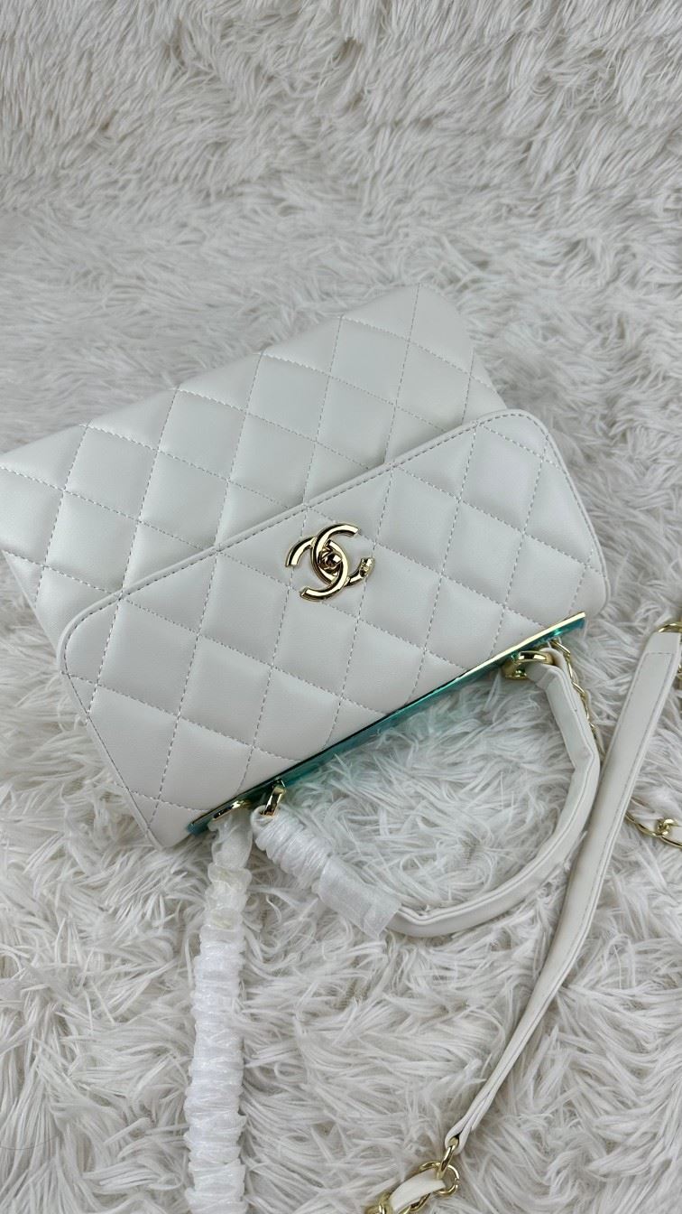 Ch**el top handle bags